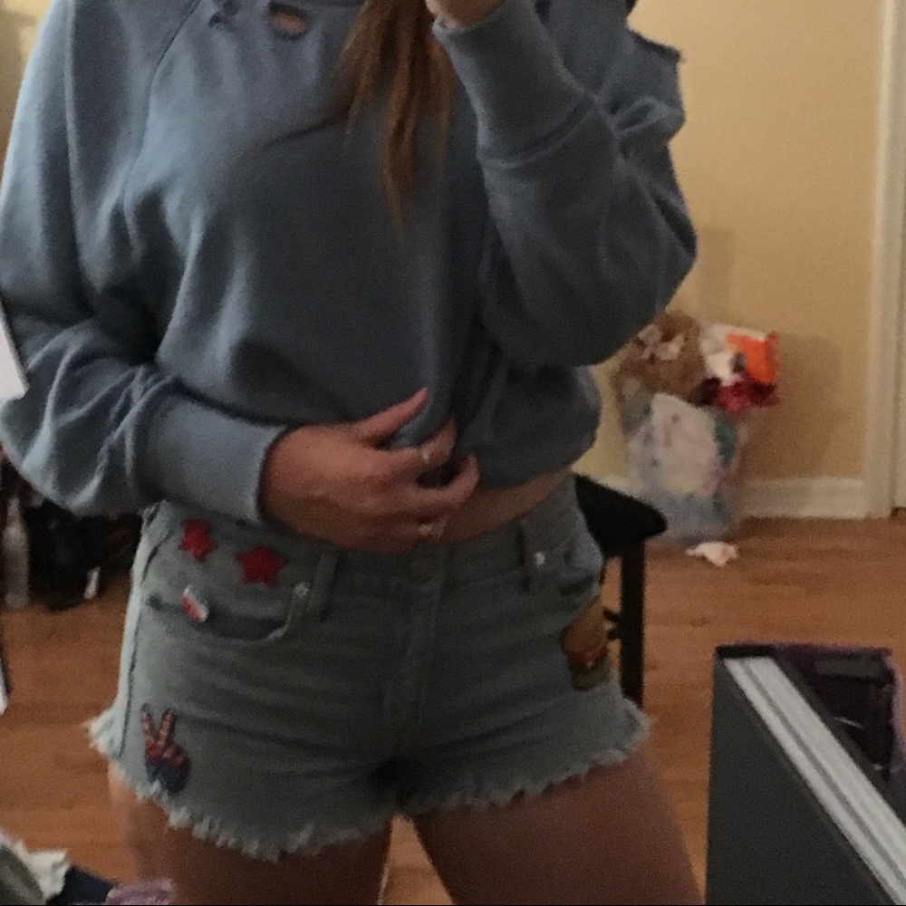 cute jean shorts!